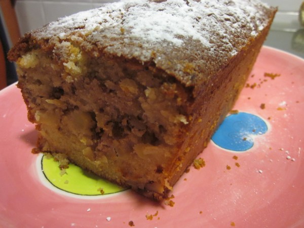 Bizcocho de manzana y nueces Hoaxocho